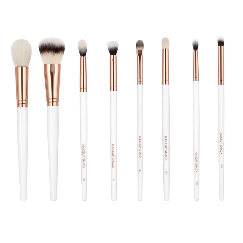 THE MAKEUP SHACK MAKEUP BRUSHES 8PCS - BRAND NEW